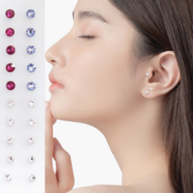 [디아토] 쥬얼패치 20pcs 정품 스와로브스키 귀지압패치 붙이는귀걸이 지압쥬얼리 이어테라피