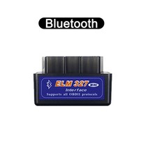 자동차 진단기 스캐너 블루투스와이파이 v1.5 elm327 obd 2 자동 obd 인터페이스 elm 327 안드로이드 에 대한 새로운 진단 도구 코드 리더 미니, 블루투스 블랙 v1.5