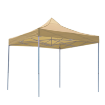 캐노피천막 몽골텐트 행사용천막 이동식 접이식 야외 그늘막 포장마차, 3mx3m 레귤러 스탠드3면 투명 카키