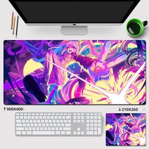 승리의 여신 Nikke 게임 승리의 여신 니케 캐릭터 굿즈 마우스패드 장패드, 1000X500X3MM, S