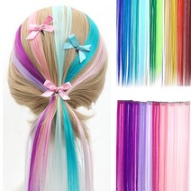 모던아지트 컬러피스 브릿지 헤어피스 부분가발 트윙클 붙임머리 쁘띠핀1+1증정 브릿지피스, 컬러피스_(똑딱핀형)18.씨블루+쁘띠핀, 1개