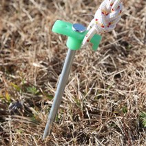 야간 줄걸림방지 야광 텐트팩 25cm 4P 고강도단조팩 타프펙 캠핑텐트팩 텐트고정 캠핑