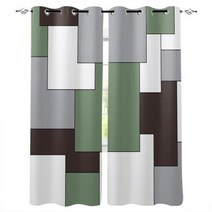 로만쉐이드 블라인드 그물 자수 암막커튼 중세 레트로 기하학 창 트리트먼트 커튼 밸런스 거실 침실 주방 키즈 룸 홈 장식