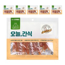 로얄펫라이프 오늘간식 300g X 6팩, 치킨안심져키 300g