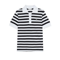 22SS [퍼피자수] 블랙 면 반팔카라티셔츠 HSTS2BL59BK