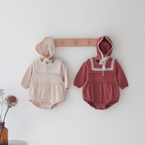 (당일출고)가을 베이비 후르츠슈트 모자세트 3-18개월 신생아옷 아기선물 3개월 백일촬영