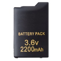 OSTENT 2200mAh 3.6V 충전식 배터리 팩 교체형 소니 PSP 1000 콘솔용