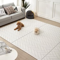 휴팡 애견매트 12T 양면PVC 애견매트 사각 140 X 100cm, 파인트리