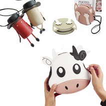 DIY 가죽 가방 만들기 공예 세트, 10 깡통로봇 PINK