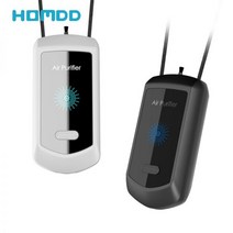 산소발생기 매달려 목 공기 청정기 목걸이 개인 착용 미니 휴대용 자동차 산소 바 음이온 발생기 ionizer, 04 2pcs black