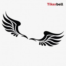 스카이다이빙 동호회 차량용 스티커 바이크꾸미기, 1개, 좌-대형 그레이