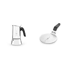 Bialetti 커피 에스프레소 커피메이커 모카포트, 10컵, 에스프레소메이커+플레이트스틸