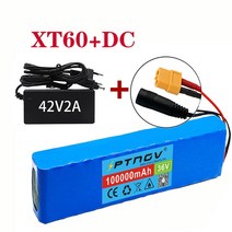 36V 전기 스쿠터 리튬 배터리 10S2P 36V 100000mAh 500W, 06 Black