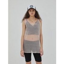 AFTER HOME PARTY rib sleeveless