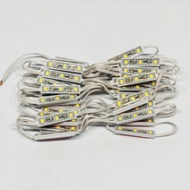 [led3구모듈rgb] LED 3구 모듈 50구 안정기 방수형 세트 전구색 간판, 단품, 단품