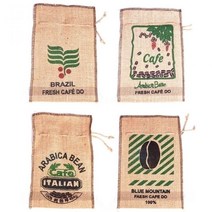 커피 마대 자루-화분 소품 커버 32x19cm, 쿠팡 본상품선택