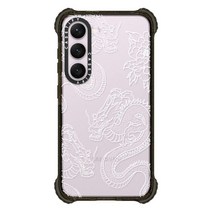 [정품] Casetify 삼성 갤럭시 S23용 울트라 임팩트 케이스 - 블랙 그레이트 라멘 투명 271863, Impact