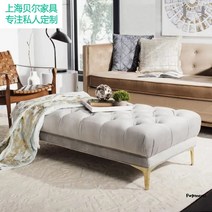 패브릭 벨벳 북유럽 보조의자 스툴 편한의자 소파, 옵션2---80x45x40