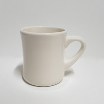 시라쿠스 크림화이트 장구머그컵 카페 머그잔 320ml / 400ml, 장구머그 소 320ml