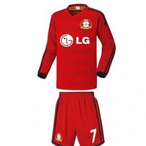 유투 굿템 레버쿠젠 홈형 축구유니폼 상하의세트 레드 축구 프로팀 유니폼