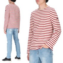 [세인트제임스메르디앙] [세인트제임스] 메르디앙 모던 6870 OU 남녀공용 스트라이프 티셔츠