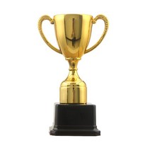 홀인원기념패 홀인원트로피 골프트로피 플라스틱 골드 트로피 모델 홈 데스크탑 장식 미니 컵 파티 축하 보상, 2.18.5X11X11CM