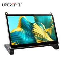 터치스크린모니터 노트북보조모니터 uperfect 휴대용 모니터 5 인치 터치 스크린, 검은색, 영국 플러그