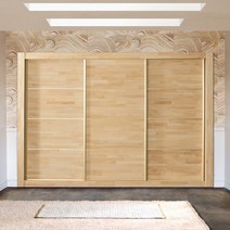 도담 원목 붙박이 슬라이딩 장롱 모음 (도담01 02 03 04), 04. 미송, 03. 10.5자 (3143mm)