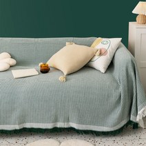 SKANDSALO 쇼파 패드 6인용 천커버 가죽갈이 돌쇼파 매트 천갈이, 그리드 그레이_230 x 250cm