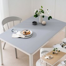 (14colors 11size) 롤로아 100% 방수 가죽 식탁보 테이블보, 120x60cm, 양면-12 (Gray+LightGold)