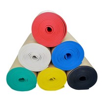 스크린골프 메모리폼 충돌 방지 벽지, 크림 화이트, 폭 1m [두께 10mm]