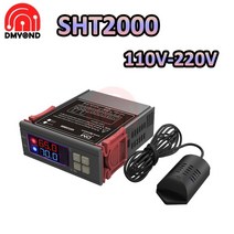 측정공구 Stc 3028 1000 디지털 Pid 온도 습도 컨트롤러 조절기 220V 인큐베이터 기기 스위치, 02 SHT2000 110V-220V