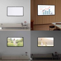 필타임 이동형 빔프로젝터 스크린 159X90CM 16대9비율 빔프로젝터스크린설치 스크린