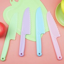 소꿉놀이 유아 안전칼 어린이 칼 요리 어린이집 아동용 플라스틱 무독성 식양처 승인, 핑크-대