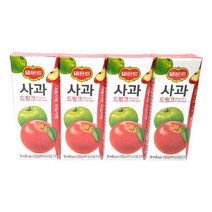 롯데칠성음료 델몬트 드링크팩 사과 190ml, 3개입