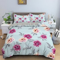 듀벳 커버 베개 침구 세트 싱글 더블 트윈 전체 퀸 킹 사이즈 침대 침실