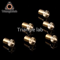Trianglelab BRASS V6 핫엔드 3D 프린터 노즐 TD6 DDE CHC 키트 v6 압출기 프루사 i3 mk3 용, 한개옵션1, 02 0.25mm 4pcs