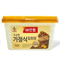 해찬들 구수한 가정식 집된장 3.15kg, 1개