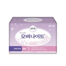 [유한킴벌리] 코텍스 좋은느낌 오버나이트 10P, 31개