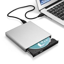 pc부품 외부 광학 드라이브 USB 2.0 CD/DVD-ROM 플레이어 버너 슬림 리더 레코더 컴퓨터, 한개옵션0