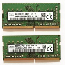 [해외]SK 하이닉스 DDR4 RAMS 8GB 2666MHZ 노트북 메모리 DDR4 8GB 1Rx8 PC4-2666V-SA1-11 DDR4 RAMS 노트북 메모리