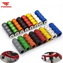 msx125 cbr150 cbr125 cbf150 cbr650f nsf100 nsr50 cnc 오토바이 small footrest footpegs foot rest 호환용, 빨간색