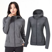 콜핑 1861JK200W 흡습 속건 스트레치 기능성 여성 추리닝 후드 집업 자켓