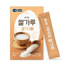 베베쿡 유기농 이유식 쌀가루 중기1 200g, 7개