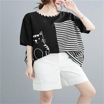 여성 린넨블라우스 진짜가나타났다 이인옥 강봉님 에스닉 블라우스 패션 셔츠 여름 짧은 소매 캐주얼