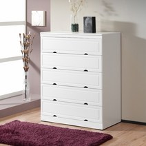 Big 와이드/3단서랍장/5단서랍장/수납장/서랍장/대용량 수납/속깊은 서랍, 100cm5단 옹이