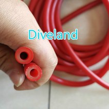 스노쿨링 스킨스쿠버 물안경 슈트 장비 세트 산소통 스노클링 스쿠버 다이빙 1 미터 직경, 더블 레드