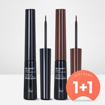 (1+1) 더페이스샵 fmgt 잉크그라피 리퀴드 라이너 EX, 잉크그라피 리퀴드라이너EX 01잉크딥블랙, 잉크그라피 리퀴드라이너EX 01잉크딥블랙