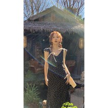 여름 도트 땡땡이 원피스 면 쉬폰 아나운서 데일리 키작녀 수지 송혜교