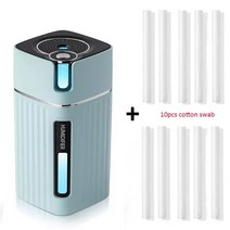 차량가습기 차량 휴대 자동차가습기 휴대 미니 가습기 우드 그레인 300ML 초음파 자동차 USB 에어 컬러 LED 램프 휴미디어 자동차 홈 오피스, [05] Dark Wood 0filters